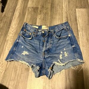 Wild Fable Distressed Blue Jean Shorts